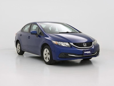 Blue 2014 Honda Civic LX