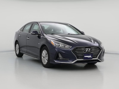 Blue 2018 Hyundai Sonata Hybrid SE