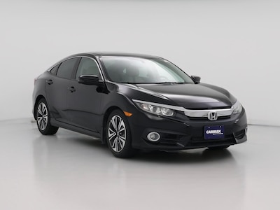 Black 2017 Honda Civic EX-L