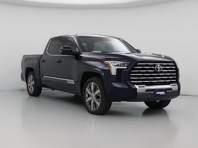 Blue 2022 Toyota Tundra Hybrid Capstone