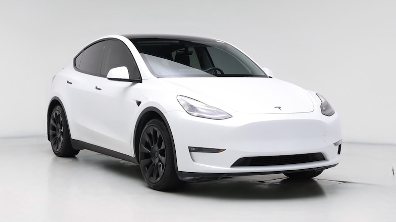 2021 Tesla Model Y Long Range Hero Image