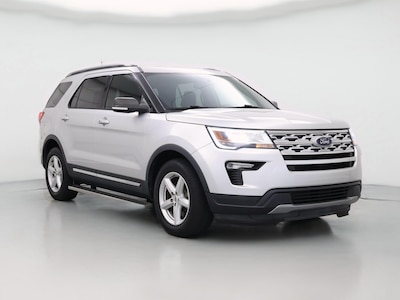 Silver 2019 Ford Explorer XLT