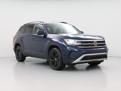 Blue 2022 Volkswagen Atlas SE w/Tech