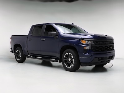 Blue 2022 Chevrolet Silverado 1500 Custom