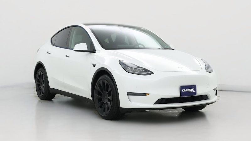 2021 Tesla Model Y Long Range Hero Image