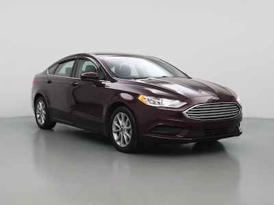 Red 2017 Ford Fusion SE