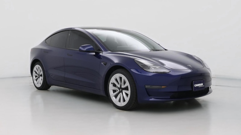 2022 Tesla Model 3 Long Range Hero Image