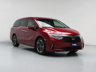 Red 2022 Honda Odyssey Elite