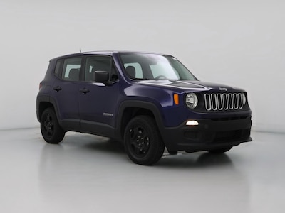 Blue 2017 Jeep Renegade Sport