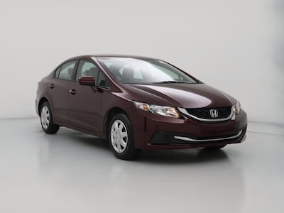 Red 2015 Honda Civic LX