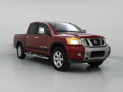 Red 2014 Nissan Titan SL
