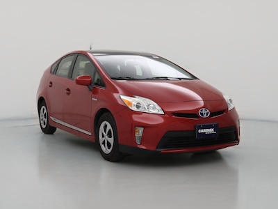 Red 2015 Toyota Prius Three