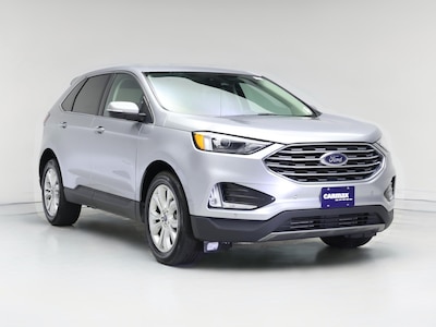 Silver 2022 Ford Edge Titanium