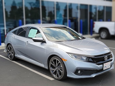 Silver 2019 Honda Civic Sport