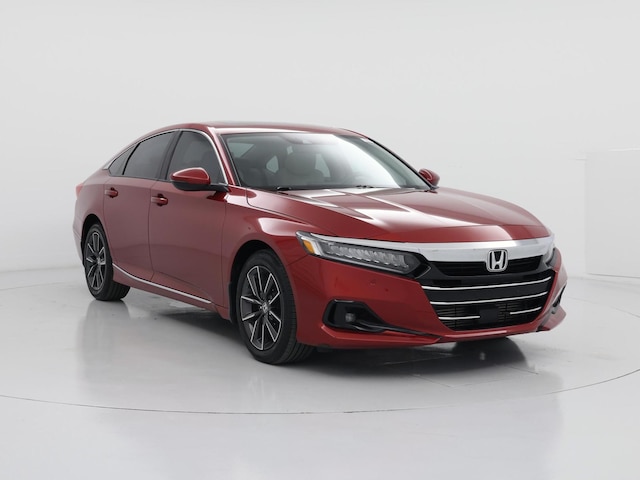 Red 2021 Honda Accord EX-L FWD Sedan Front-Wheel Drive Automatic