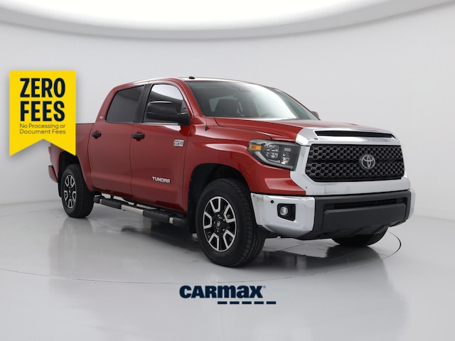 Red 2019 Toyota Tundra Pickup Truck Four-Wheel Drive Automatic