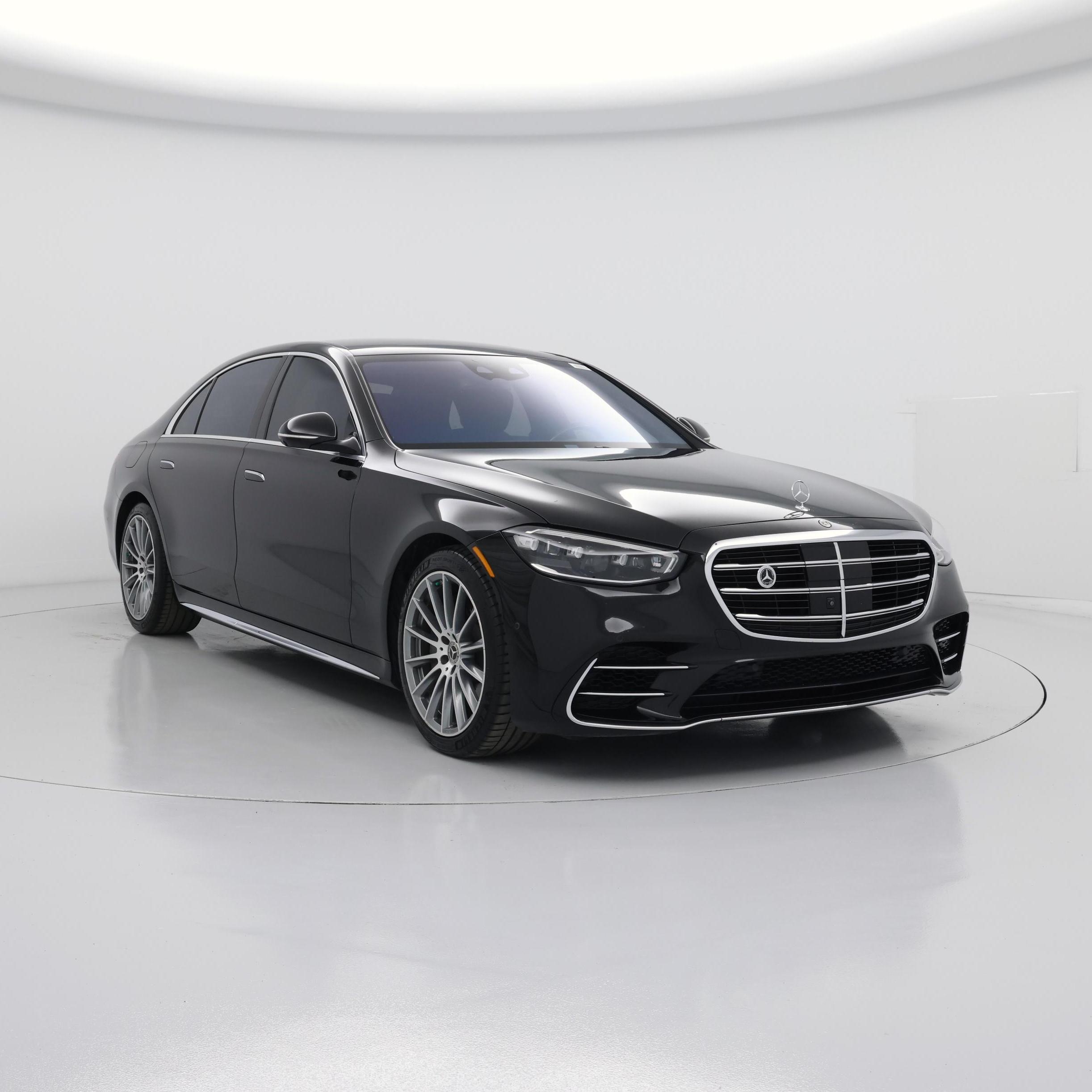 Blue 2021 Mercedes-Benz S-Class S 580 Sedan 4MATIC Sedan All-Wheel Drive Automatic