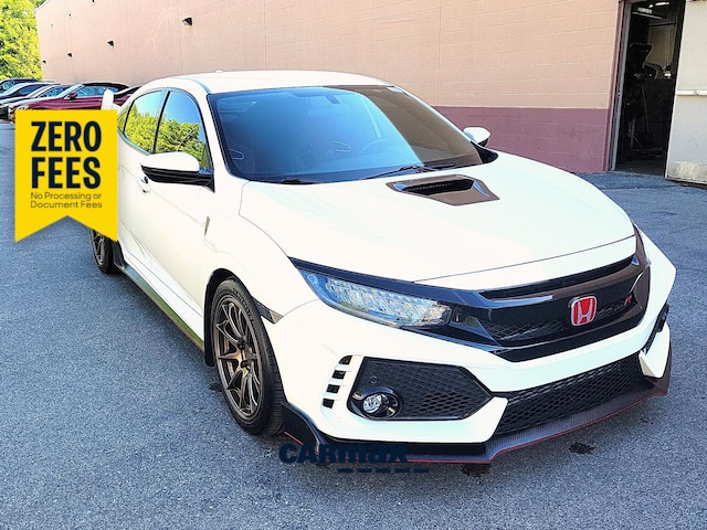 White 2018 Honda Civic Type R Hatchback Front-Wheel Drive Manual