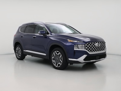 Blue 2023 Hyundai Santa Fe Hybrid SEL Premium