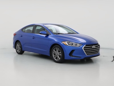 Blue 2017 Hyundai Elantra Limited