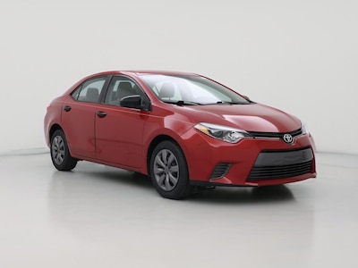 Red 2015 Toyota Corolla LE