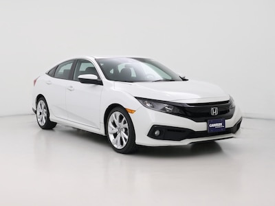 White 2019 Honda Civic Sport