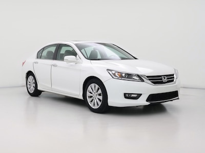 White 2014 Honda Accord EX-L