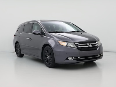 Gray 2014 Honda Odyssey Touring Elite