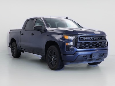 Blue 2023 Chevrolet Silverado 1500 Custom