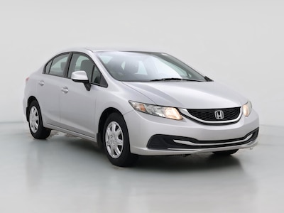 Silver 2013 Honda Civic LX