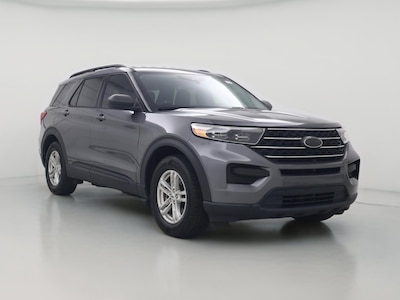 Gray 2022 Ford Explorer XLT