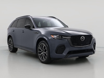 Blue 2025 Mazda CX-70 Turbo Premium