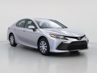 Silver 2021 Toyota Camry Hybrid LE