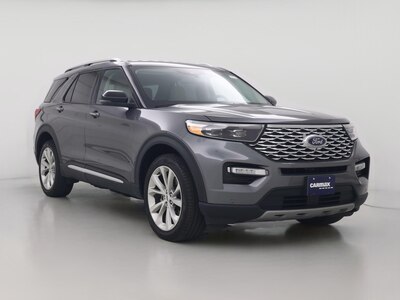 Gray 2023 Ford Explorer Hybrid Platinum
