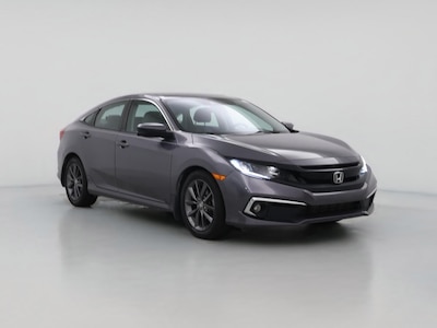 Black 2021 Honda Civic EX-L