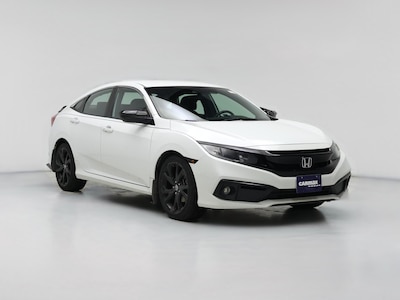 White 2020 Honda Civic Sport