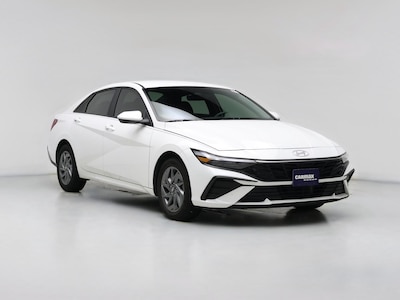White 2024 Hyundai Elantra Hybrid Blue