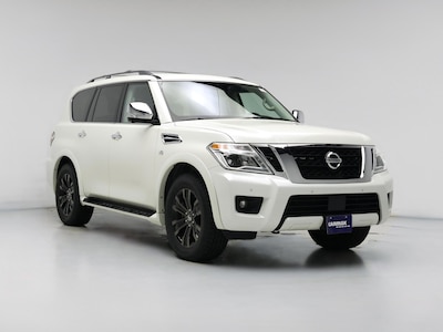 White 2019 Nissan Armada Platinum