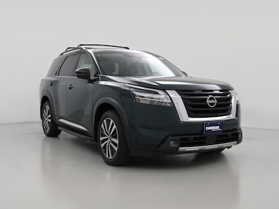 Green 2022 Nissan Pathfinder Platinum