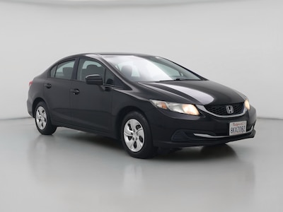 Black 2014 Honda Civic LX