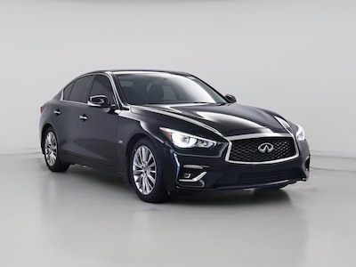 Black 2019 Infiniti Q50 Luxe