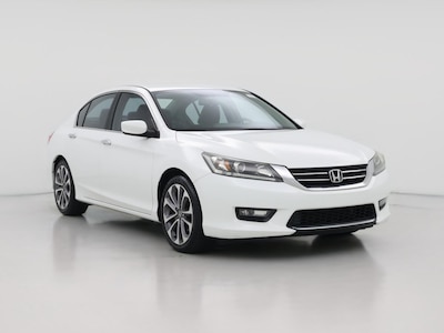 White 2015 Honda Accord Sport