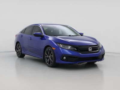 Blue 2019 Honda Civic Sport