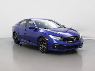 Blue 2020 Honda Civic Sport