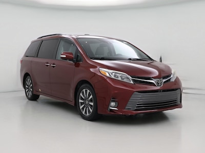 Red 2020 Toyota Sienna Limited Premium