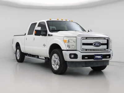 White 2015 Ford F250 Lariat