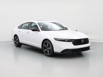 White 2023 Honda Accord Hybrid Sport