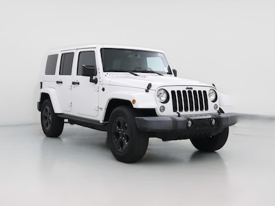 White 2015 Jeep Wrangler Unlimited Altitude