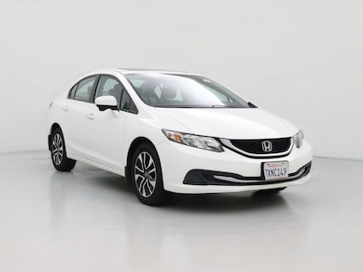 White 2014 Honda Civic HF