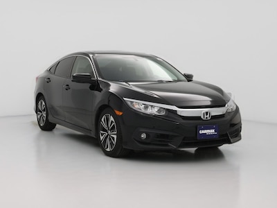 Black 2018 Honda Civic EX-L